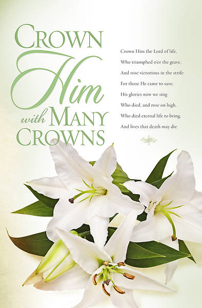 Picture of Crown Him with Many Crowns Easter Bulletin