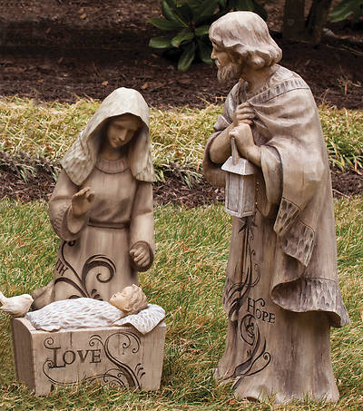Picture of Holy Family Garden Nativity 3Pc