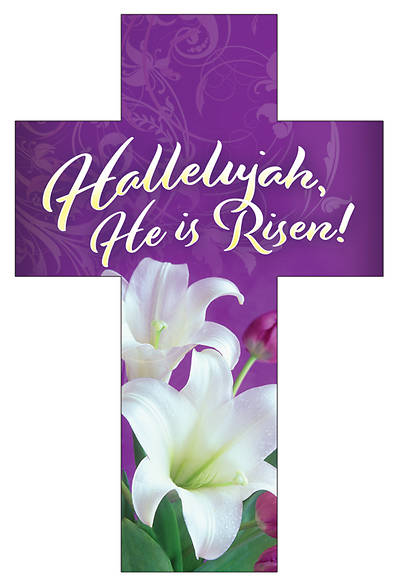 Picture of Hallelujah He is Risen! Easter Cross Bookmark (Pkg of 25)