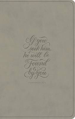 Picture of ESV Large Print Value Thinline Bible (Trutone, Stone, 1 Chronicles 28