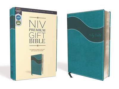 Picture of NIV, Premium Gift Bible, Leathersoft, Blue, Red Letter Edition, Comfort Print