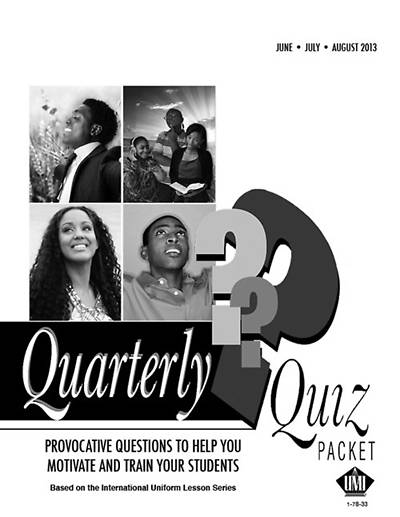 Picture of UMI Quarterly Quiz Summer 2013