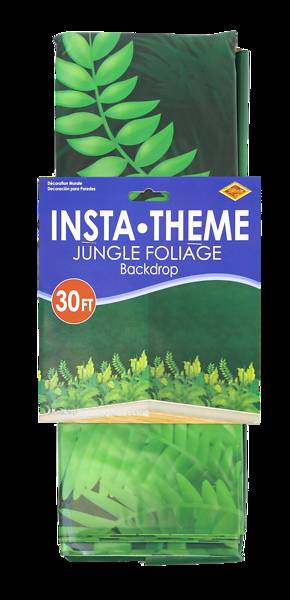 Picture of Vacation Bible School VBS 2021 Rainforest Foliage Backdrop 4' x 30"