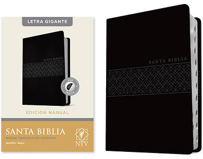 Picture of Santa Biblia Ntv, Edición Manual, Letra Gigante (Letra Roja, Sentipiel, Negro, Índice)