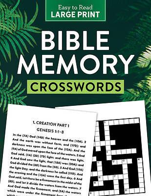 Picture of Bible Memory Crosswords Large Print