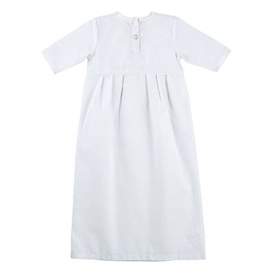 Picture of Baptism Gown - White Cotton - Boy (0-3 Months)