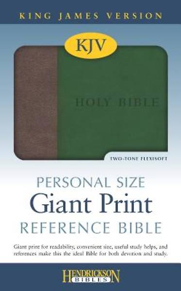 Picture of Personal Size Giant Print Reference Bible-KJV