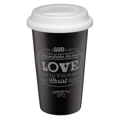 Picture of Chalkboard Collection: Love Ceramic Travel Mug