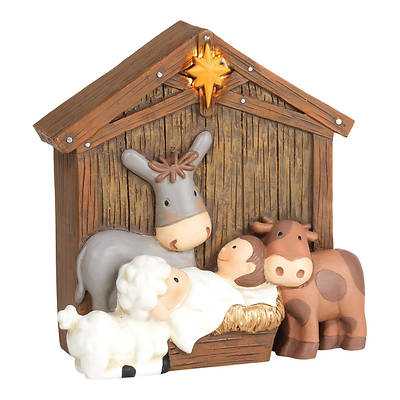 Picture of One Child Night Baby Jesus Animals Creche Figurine