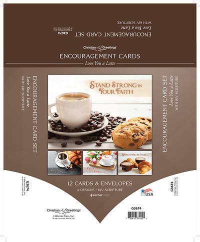 Picture of Love You a Latte Encouragement Cards - Box of 12