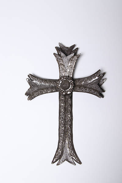 Picture of Floral Cross Metal