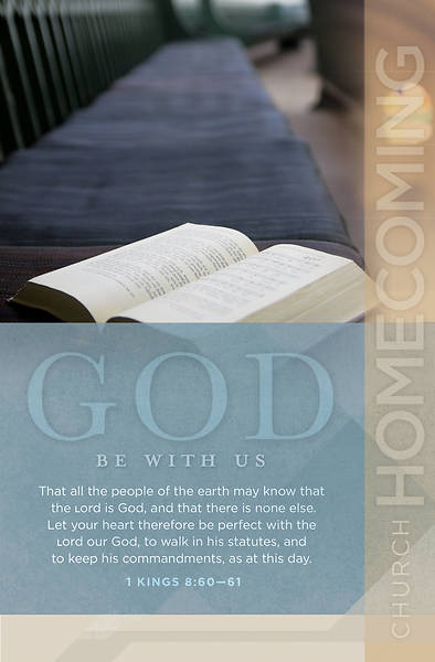 Picture of God Be With Us Homecoming Regular Size Bulletin
