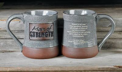 Picture of Man of Strength Pottery Mug