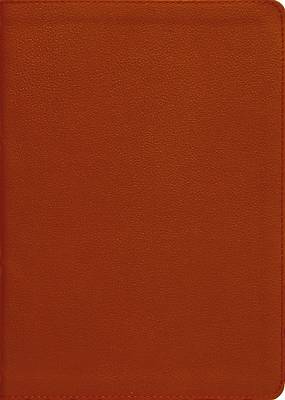 Picture of Esv, Thompson Chain-Reference Bible, Genuine Leather, Calfskin, Tan, Red Letter, Thumb Indexed
