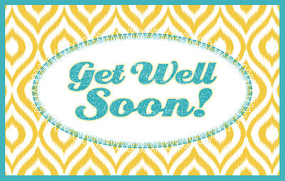 Picture of Get Well Splash Postcard