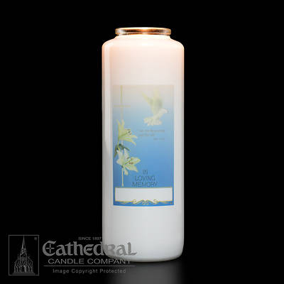 Picture of In Loving Memory 6-Day Glass Prayer Candle