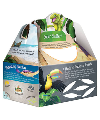 Picture of Vacation Bible School (VBS) 2018 Shipwrecked Paper Boxes - Pkg of 10