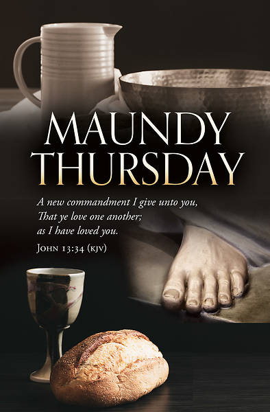 Maundy Thursday New Commandment Bulletin
