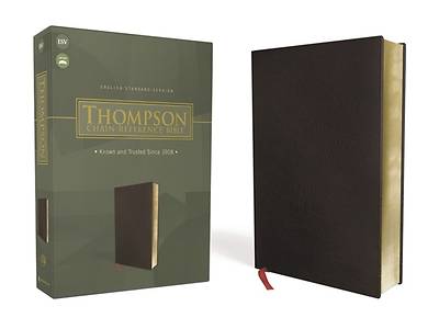 Picture of Esv, Thompson Chain-Reference Bible, Bonded Leather, Black, Red Letter