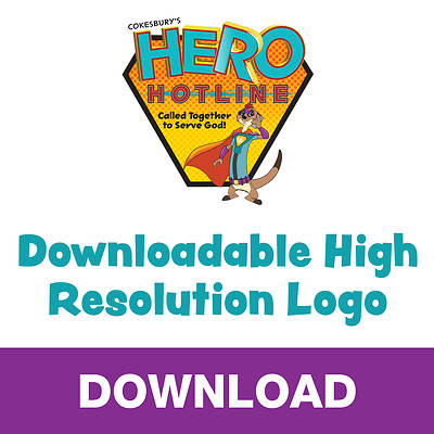 Picture of Vacation Bible School (VBS) Hero Hotline Downloadable High Resolution Logo