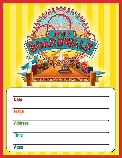 Picture of VBS 2027 On the Boardwalk Small Promotional Posters (Pkg of 5)