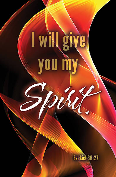 Picture of I Will Give You My Spirit Pentecost Bulletin (Package of 100)