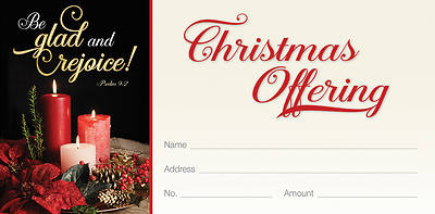 Picture of Be Glad and Rejoice Christmas Offering Envelope