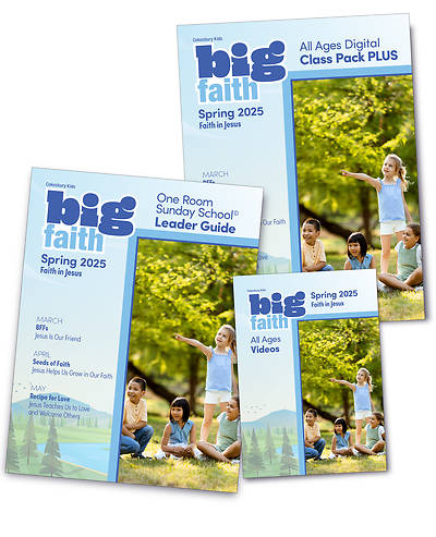 Cokesbury Kids Big Faith Spring 2025 One Room Sunday School® Leader Kit- Digital Kit Download