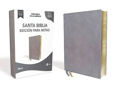 Picture of Nbla Santa Biblia Edición Para Notas, Leathersoft, Azul Pizarra, Letra Roja