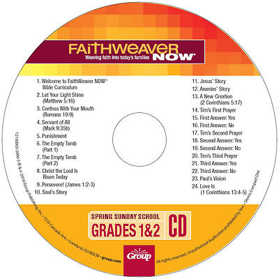Picture of FaithWeaver NOW Grade 1-2 CD Spring 2025