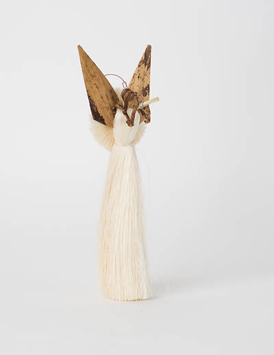 Picture of Banana Fiber Angel with Flute