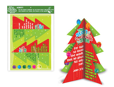 Picture of The Story of the Christmas Tree 3D Activity Kit - 6 Pack