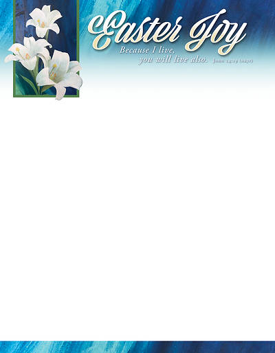 Picture of Easter Joy Letterhead