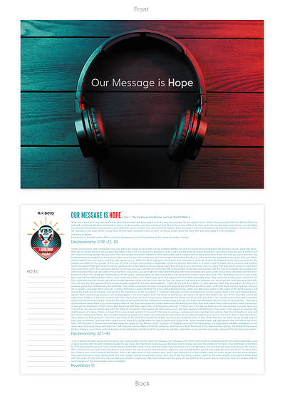 Picture of Vacation Bible School VBS 2021 A New Song The Message in Our Music Notecards 5 Day Lessons Teacher Resource