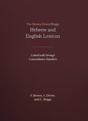 Picture of Brown-Driver-Briggs Hebrew and English Lexicon