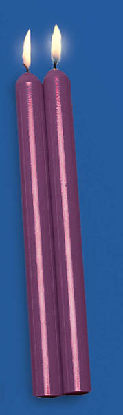 Picture of Candle Outer Shell Tube Purple 10" Pair