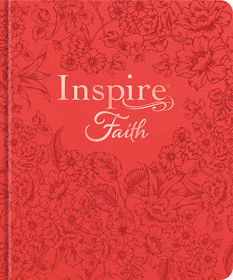 Picture of Inspire Faith Bible Nlt, Filament Enabled Edition (Hardcover Leatherlike, Coral Blooms)