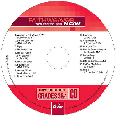 Picture of FaithWeaver Now Grade 3-4 CD Spring 2025