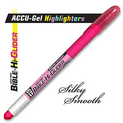 Picture of Accu-Gel Bible-Hi-Glider Pink