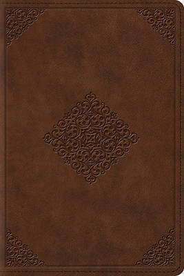 Picture of ESV Study Bible, Personal Size (Trutone, Saddle, Ornament Design)