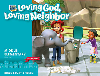 Picture of Deep Blue Connects Middle Elementary Bible Story Sheets Spring 2020
