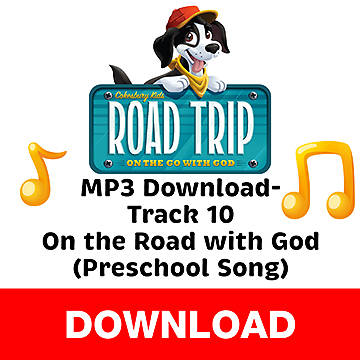 Picture of VBS 2025 Road Trip MP3 Download - Track 10 - On the Road with God (Preschool)