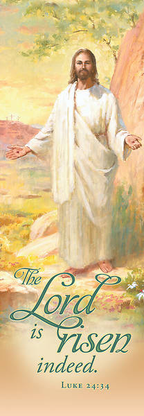 Picture of The Lord Is Risen Indeed 2' x 6' Banner