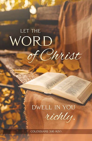 Let the Word of Christ Bulletin