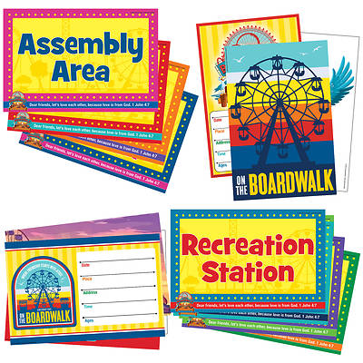 Picture of VBS 2027 On the Boardwalk Activity Center Signs & Publicity Pack