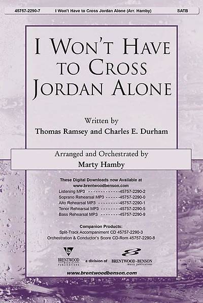Picture of I Won't Have to Cross Jordan Alone Anthem
