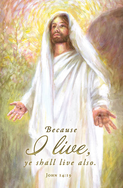 Picture of Because I Live Easter Regular Size Bulletin