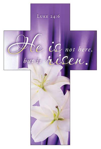 Picture of He is Not Here Easter Bookmark