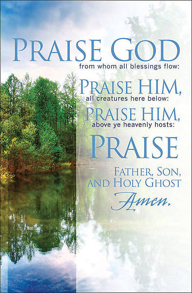 Picture of Praise God From Whom Regular Size General Bulletin