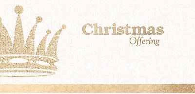 Picture of King Crown Christmas Offering Envelope